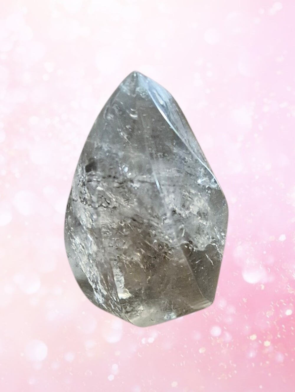 Polished Smoky Quartz Crystal Gemstone